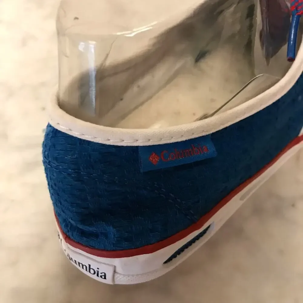Columbia canvas lace up slip on low top sneakers size 10